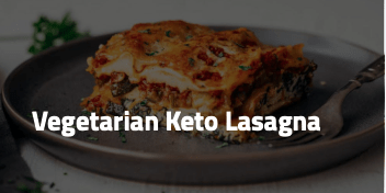 Vegetariánské keto lasagne Keto Vegitarian recept 